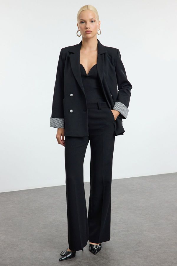 Trendyol Trendyol Black Woven Blazer Jacket