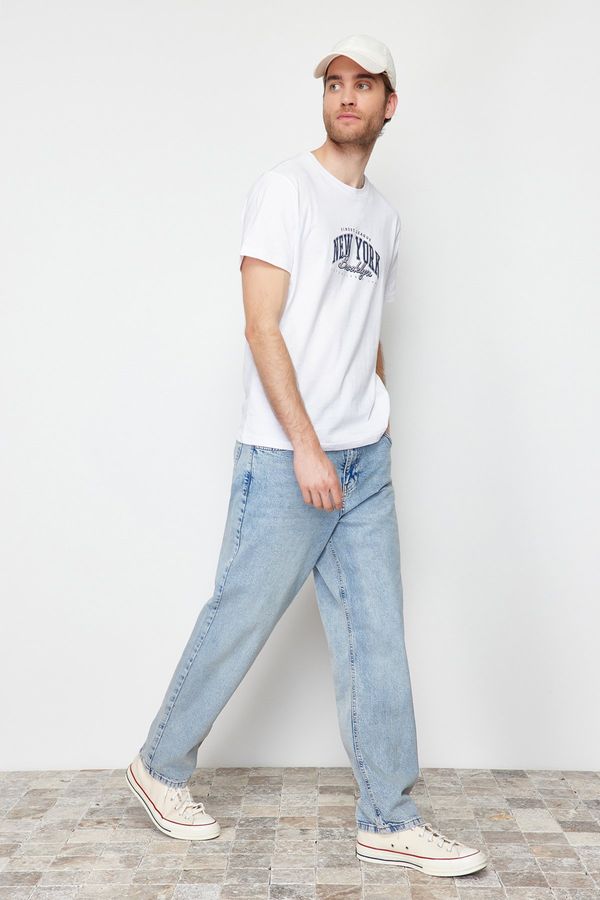 Trendyol Trendyol Blue Baggy/90's Straight Fit Jeans Loose Jeans