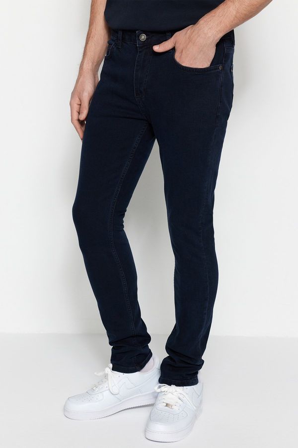 Trendyol Trendyol Dark Navy Premium Stretch Fabric Skinny Fit Jeans Denim Trousers