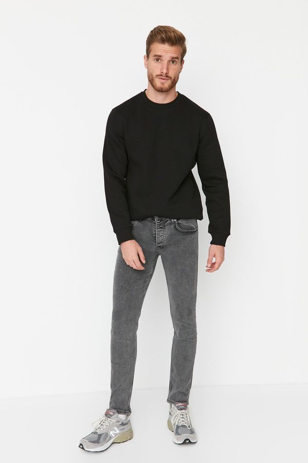 Trendyol Trendyol Gray Men's Flexible Fabric Skinny Fit Jeans Denim Pants