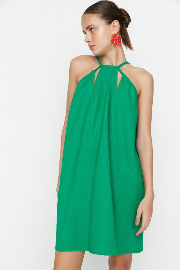 Trendyol Trendyol Green Halterneck Dress