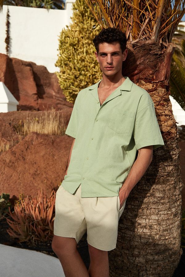 Trendyol Trendyol Green Oversize Fit Summer Shirt