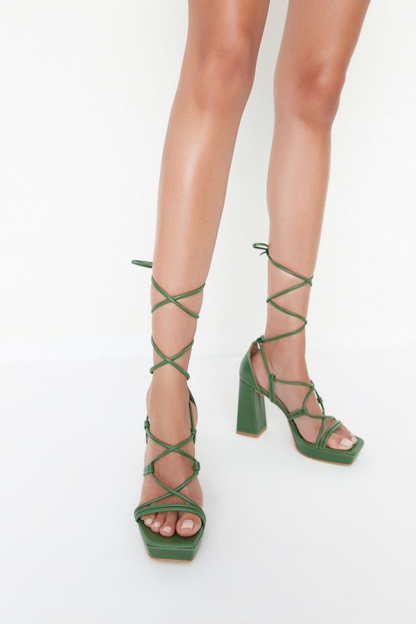 Trendyol Trendyol Green Platform Women's Classic Heeled Shoes