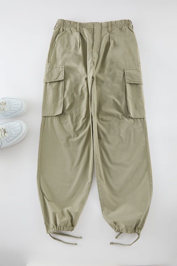 Trendyol Trendyol Light Khaki Unisex Cargo Pants