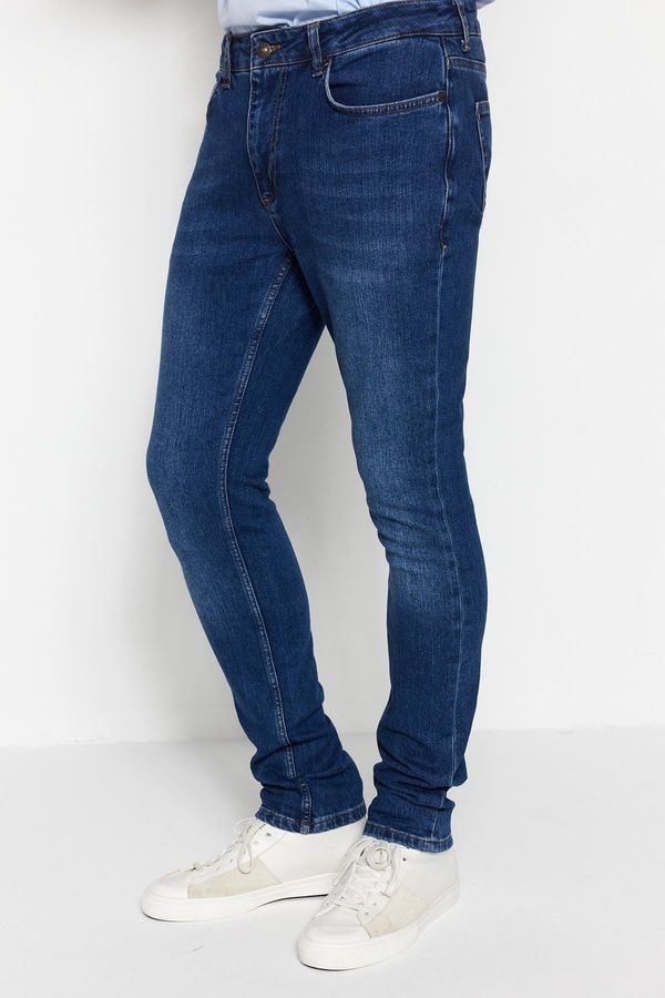 Trendyol Trendyol Limited Edition Blue Men's Flexible Fabric Skinny Fit Jeans Denim Pants TMMNSS23JE00039
