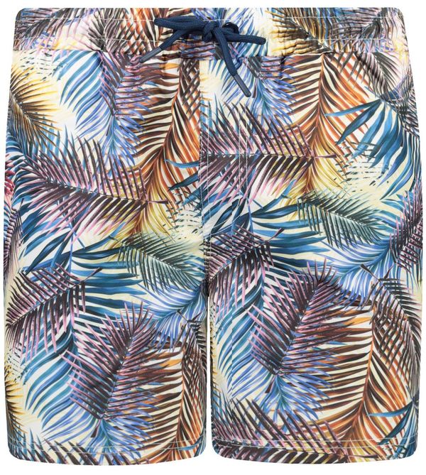 Trendyol Trendyol Men's Multicolored Tropical Printed Swimwear Standard Size Swimwear