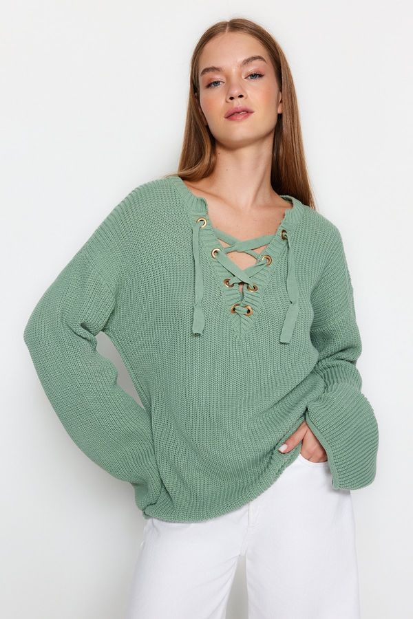 Trendyol Trendyol Mint Oversize Knitwear Sweater