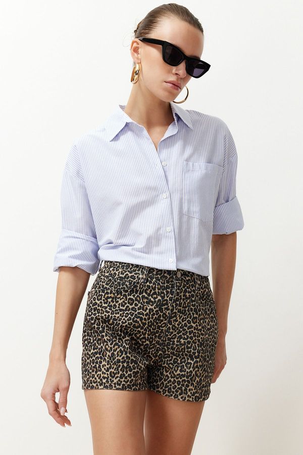 Trendyol Trendyol Multi Color Leopard Print Shorts & Bermuda