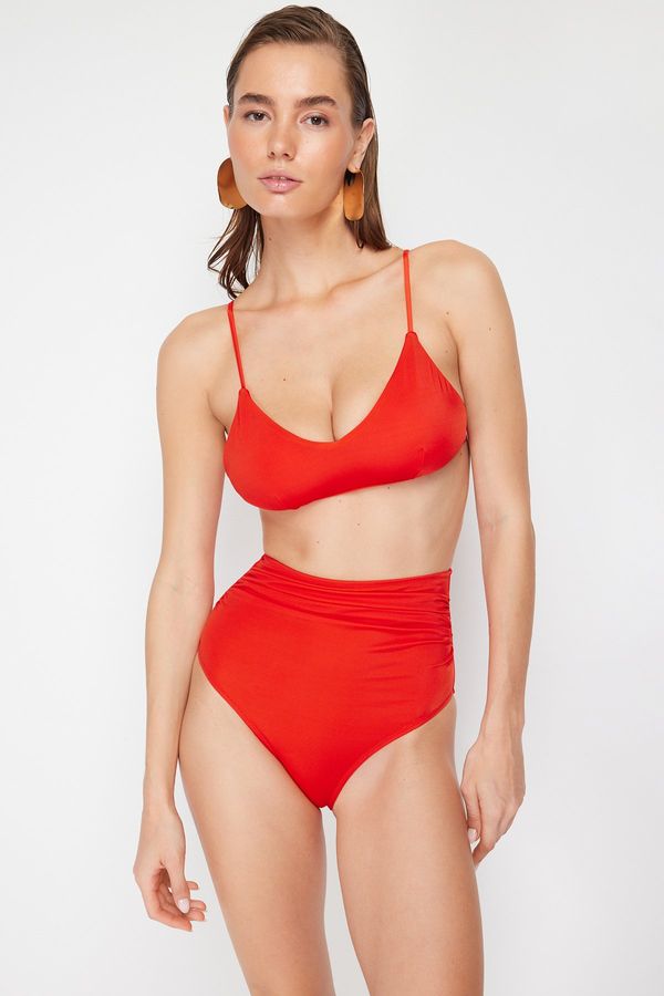 Trendyol Trendyol Red Bralette Bikini Top