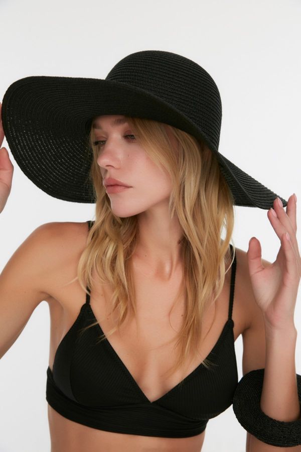 Trendyol Trendyol Women's Black Straw Hat
