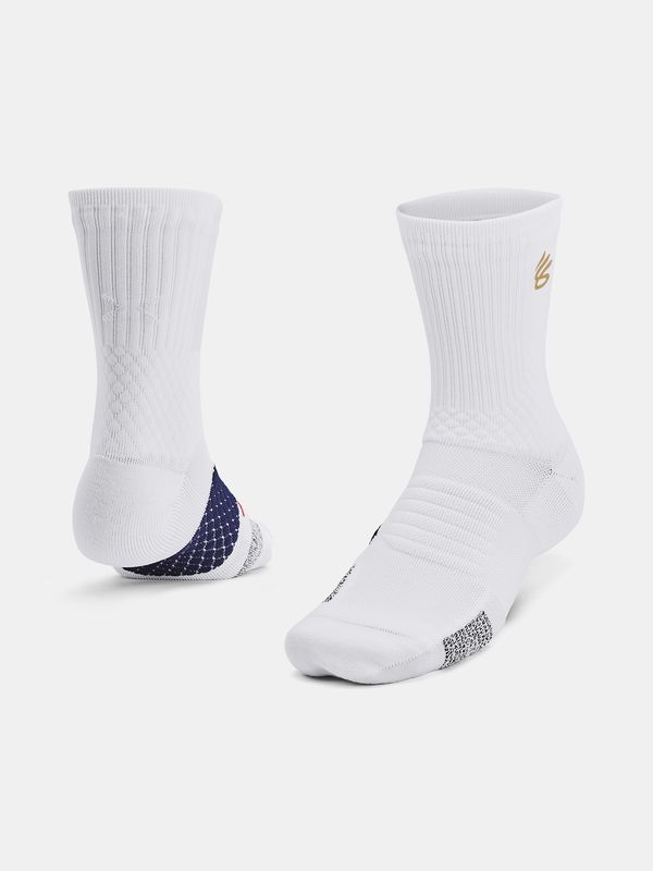 Under Armour Under Armour Curry UA AD Playmaker 1p Mid-WHT Socks - Unisex