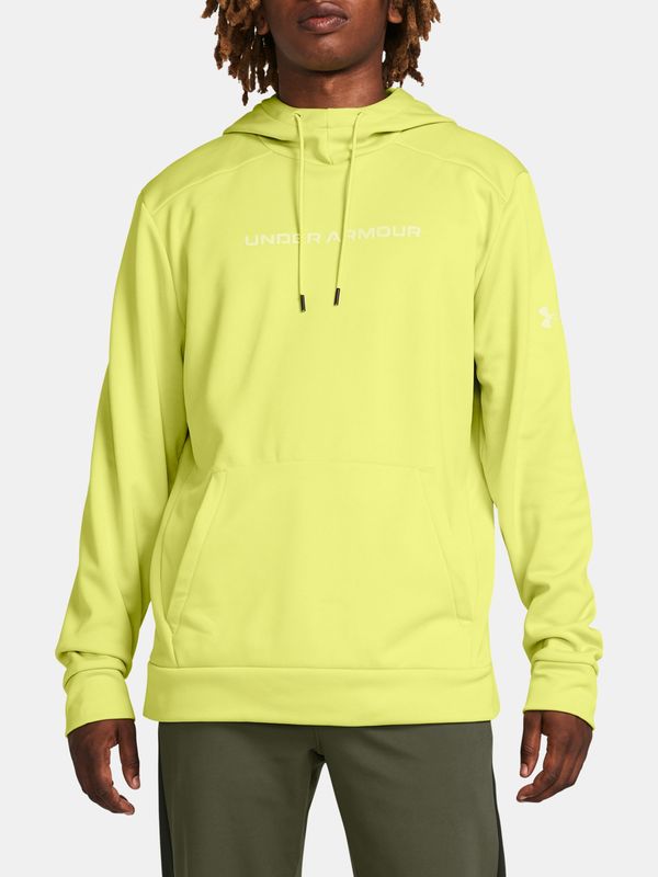 Under Armour Under Armour Sweatshirt UA Armour Fleece Wordmark HD-YLW - Mens