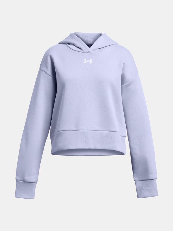 Under Armour Under Armour Sweatshirt UA Rival Fleece Crop Hoodie-PPL - girls