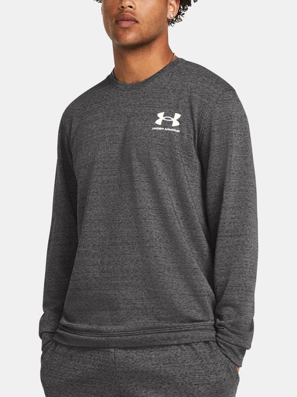 Under Armour Under Armour Sweatshirt UA Rival Terry LC Crew-GRY - Mens