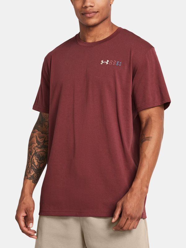Under Armour Under Armour T-Shirt UA HW LC LOGO REPEAT SS-RED - Men