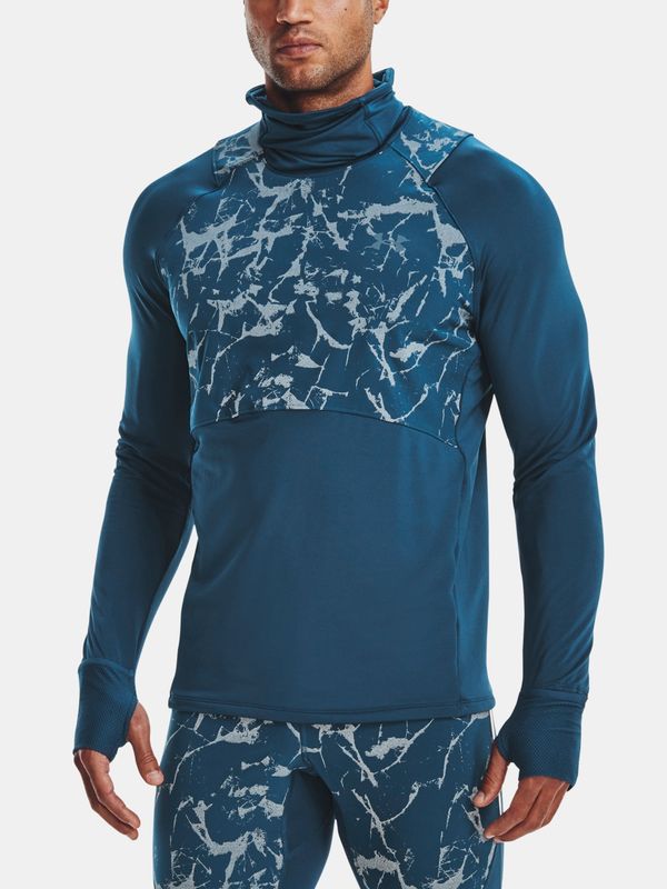 Under Armour Under Armour T-Shirt UA OUTRUN THE COLD FUNNEL-BLU - Men