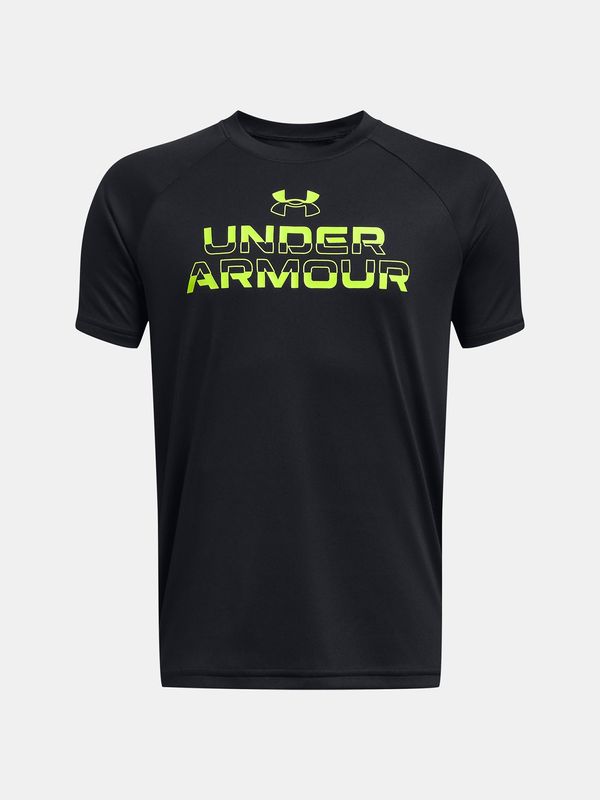 Under Armour Under Armour T-Shirt UA Tech Split Wordmark SS-BLK - Boys