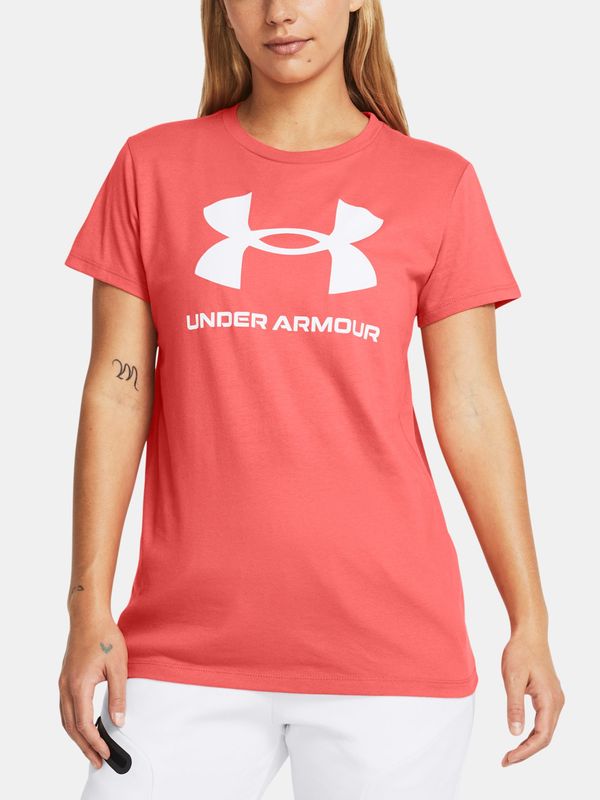 Under Armour Under Armour T-Shirt UA W SPORTSTYLE LOGO SS-PNK - Women