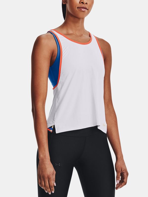 Under Armour Under Armour Tank Top 2 in 1 Knockout Tank-WHT - Women