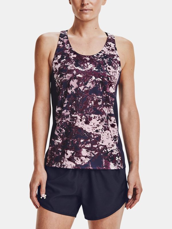Under Armour Under Armour Tank Top UA Fly By Printed Tank-PNK - Women