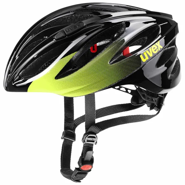 Uvex Uvex Boss Race bicycle helmet black/lime, M (55-60 cm)