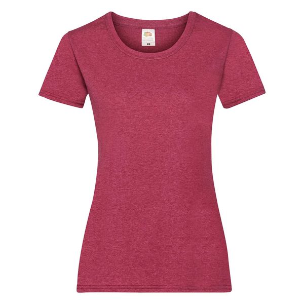 Fruit of the Loom Valueweight Fruit of the Loom Red T-shirt