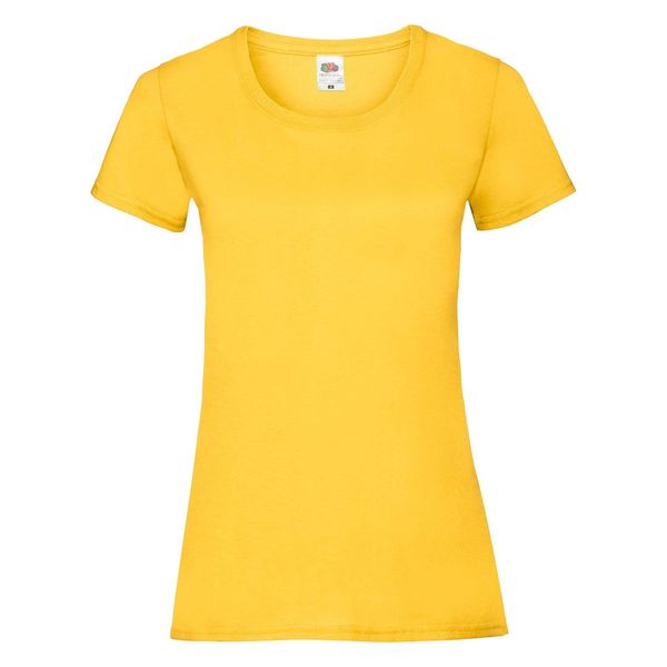 Fruit of the Loom Valueweight Fruit of the Loom Yellow T-shirt