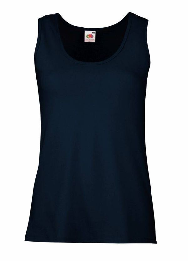 Fruit of the Loom Valueweight Vest Fruit of the Loom Navy Women's T-shirt