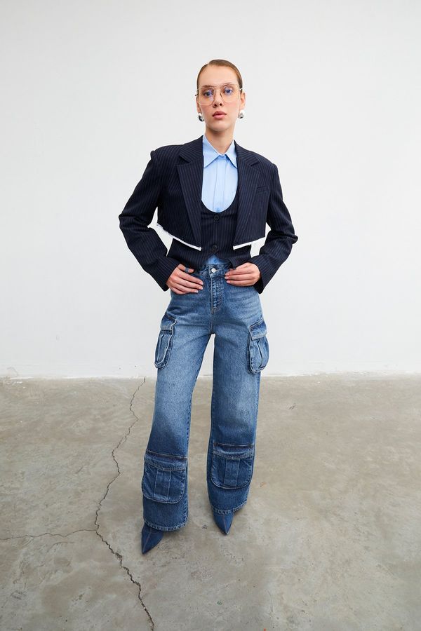 VATKALI VATKALI High waist cargo jeans - Premium collection