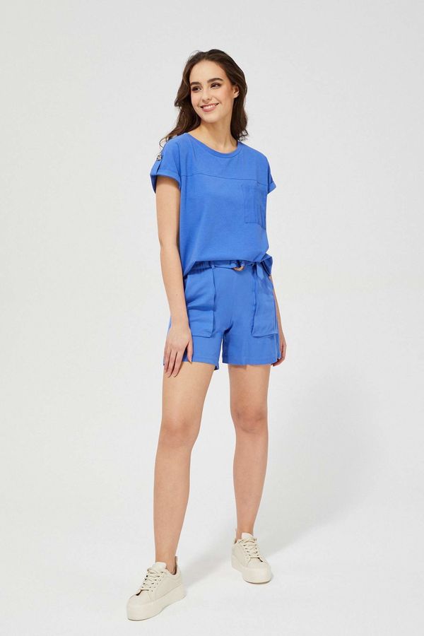 Moodo Viscose shorts - blue