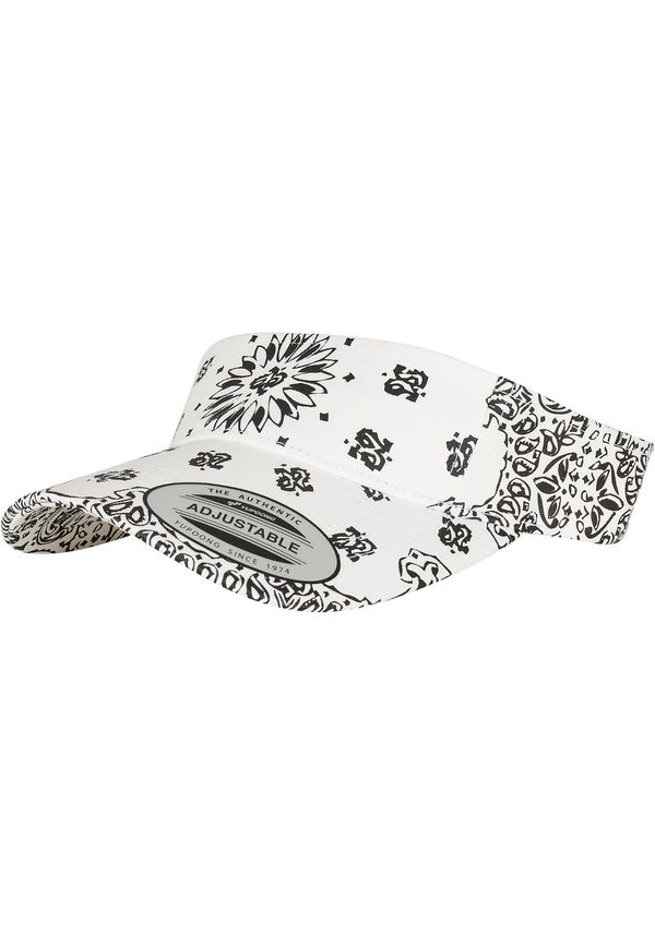 Flexfit Visor Bandana Print white