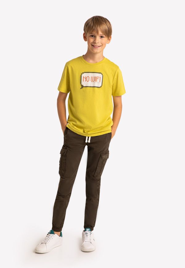 Volcano Volcano Kids's Regular T-Shirt T-Nowifi Junior B02414-S22