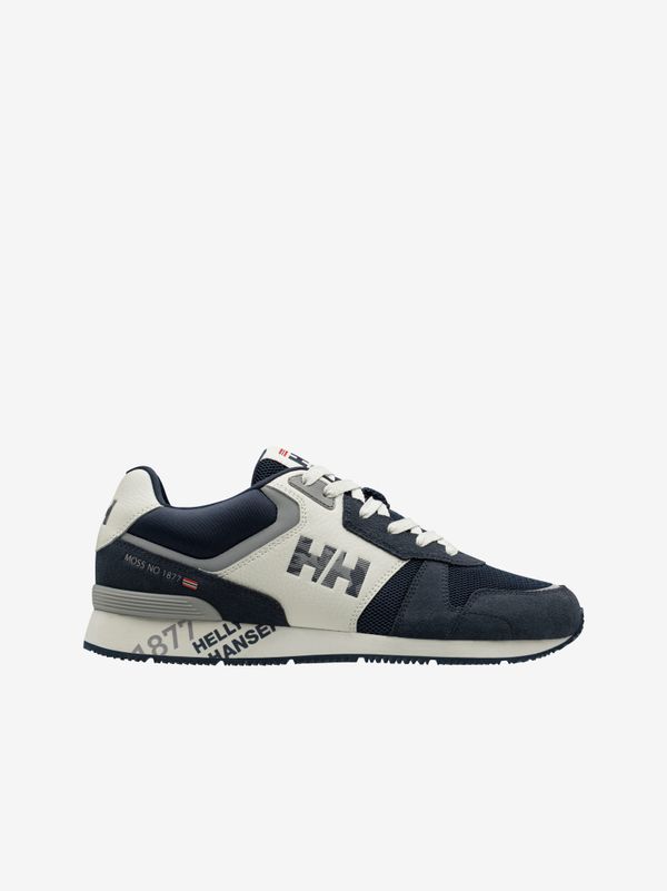 Helly Hansen White-and-blue men's sneakers with suede details HELLY HANSEN Anakin Leather 2