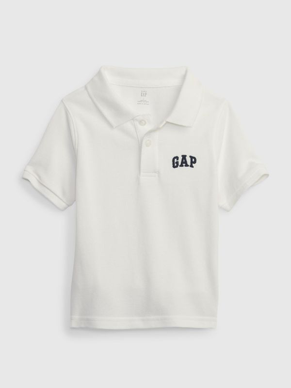 GAP White Boys' Polo Shirt Pipe GAP