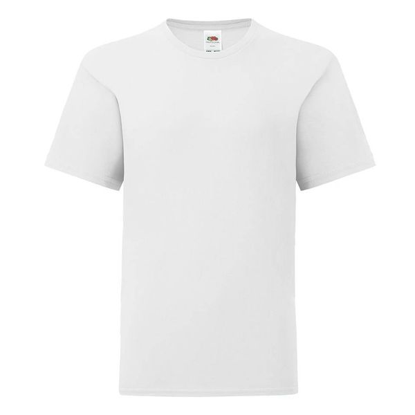 Fruit of the Loom White children's t-shirt in combed cotton Fruit of the Loom