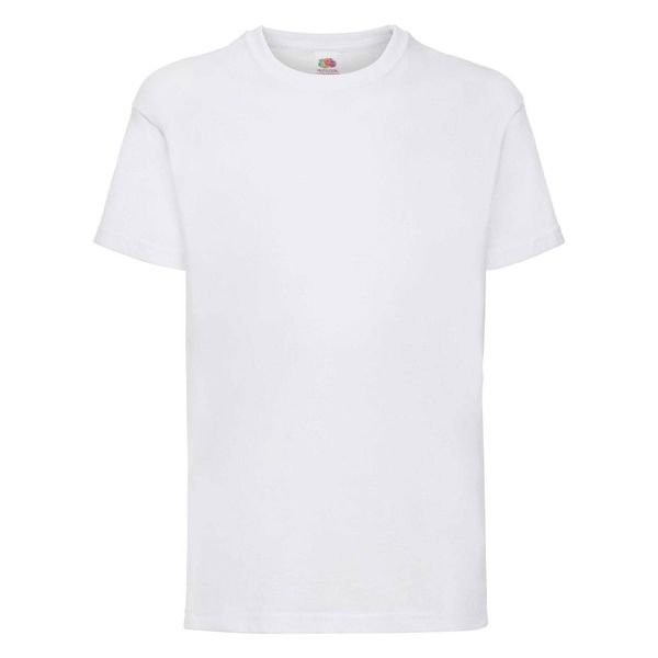 Fruit of the Loom White Fruit of the Loom Cotton T-shirt