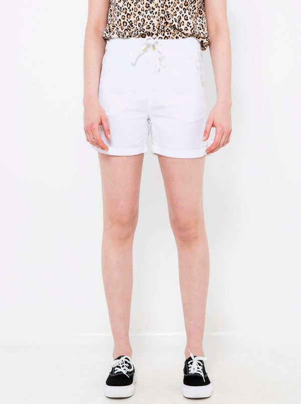 CAMAIEU White linen shorts CAMAIEU - Women