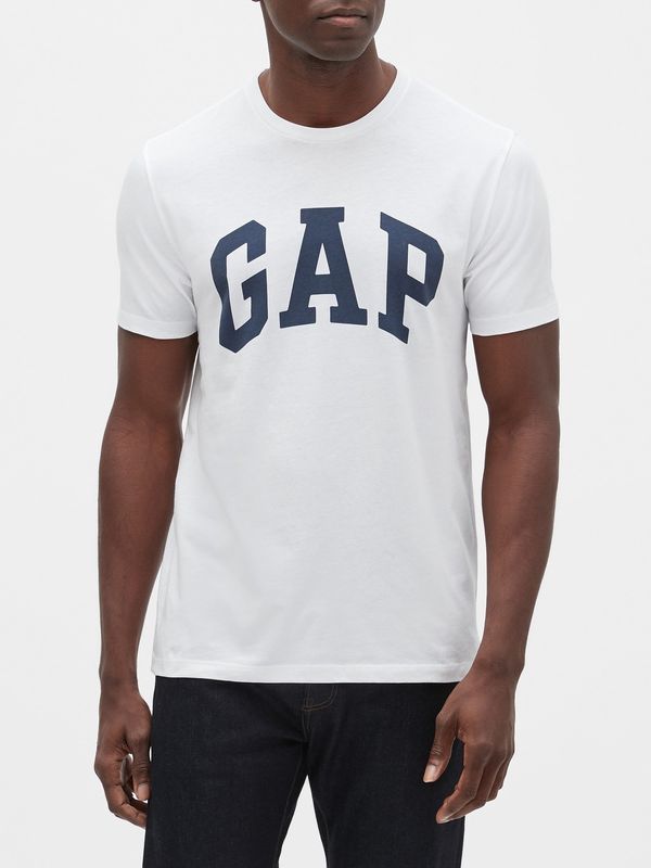 GAP White men's T-shirt GAP logo