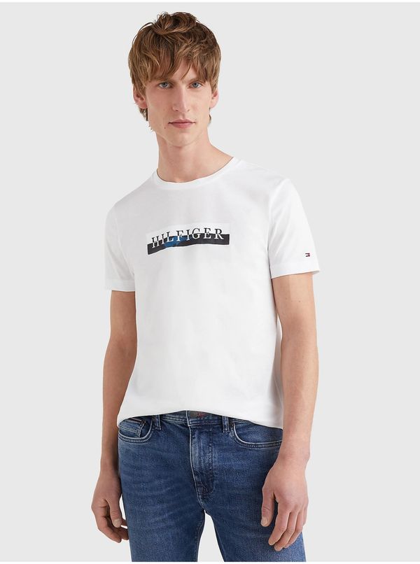 Tommy Hilfiger White Men's T-Shirt Tommy Hilfiger - Men