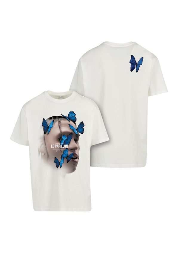 MT Upscale White T-shirt Le Papillon Oversize