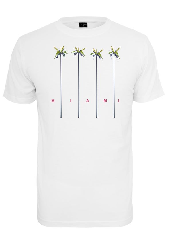 Mister Tee White T-shirt Miami Palms