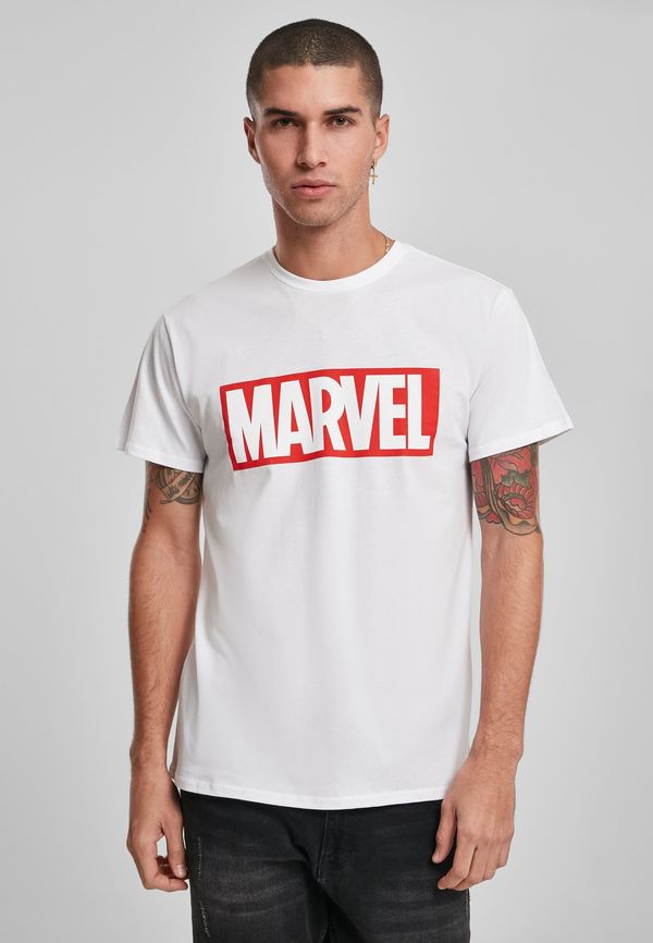 Merchcode White T-shirt with Marvel logo