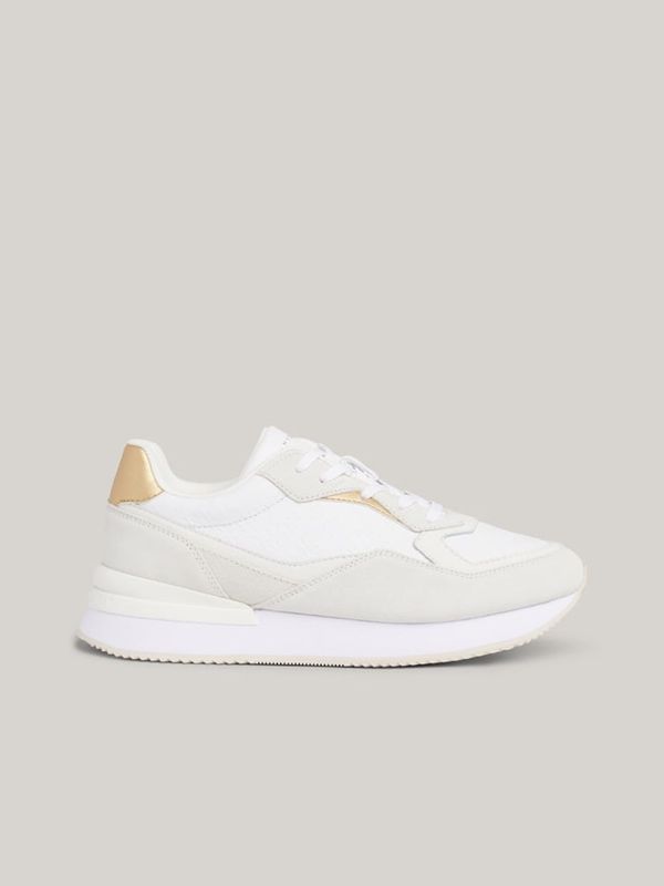 Tommy Hilfiger White women's leather sneakers Tommy Hilfiger