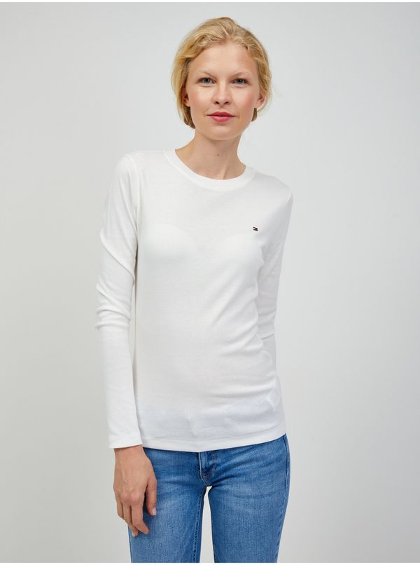 Tommy Hilfiger White Women's Long Sleeve T-Shirt Tommy Hilfiger - Women