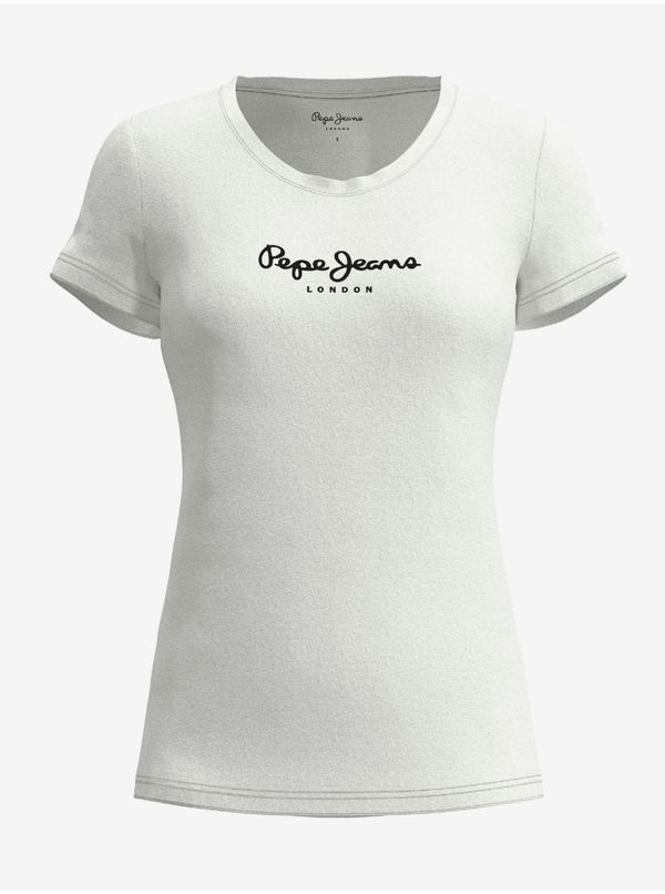 Pepe Jeans White Women's T-Shirt Pepe Jeans New Virginia - Women