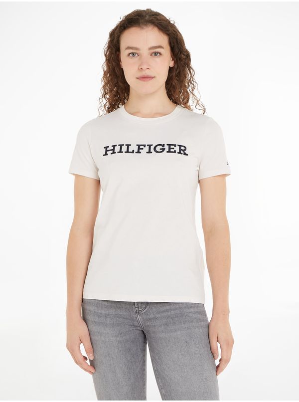 Tommy Hilfiger White Women's T-Shirt Tommy Hilfiger - Women