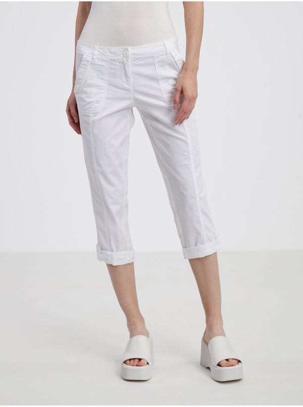 CAMAIEU White women's three-quarter pants CAMAIEU - Ladies