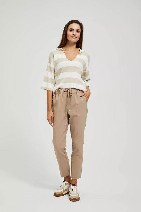 Moodo Women's beige trousers