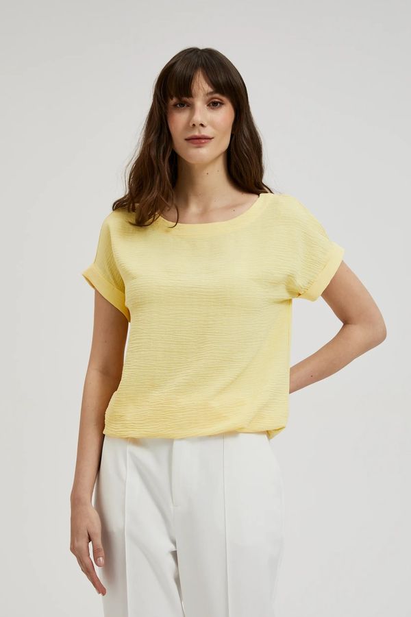 Moodo Women's blouse MOODO - light yellow