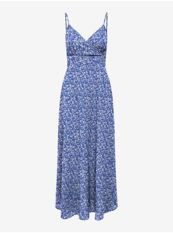 Only Women's blue floral midi dress ONLY Nova - Women